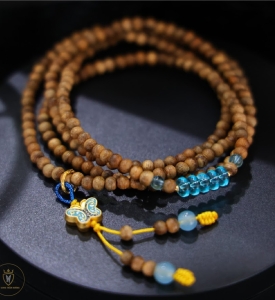 Vòng trầm hương 108 hạt 003